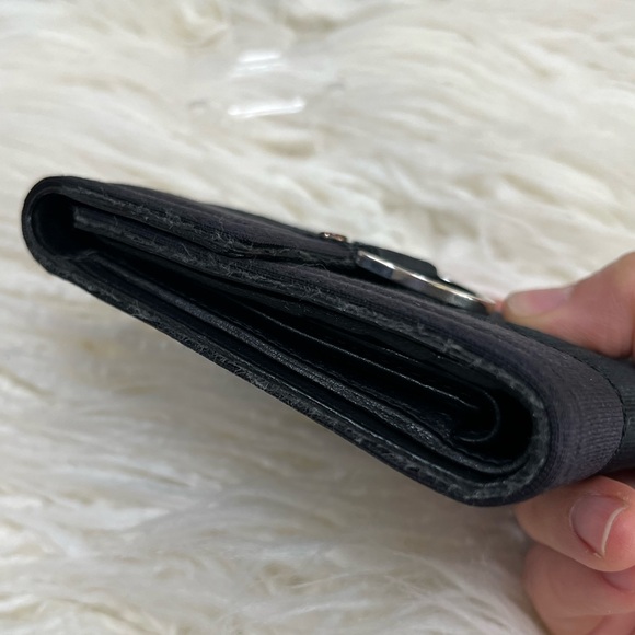 EUC Christian Dior Compact Canvas Wallet - Picture 5 of 12